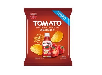 新登場 - KAGOME 番茄汁味薯片
