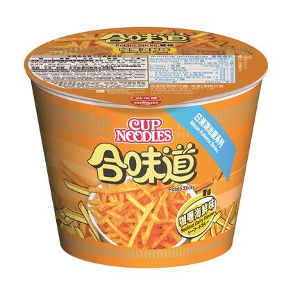 Nissin Koikeya Foods Cup Noodles Curry Seafood Flavour Potato Sticks (Cup) 35g