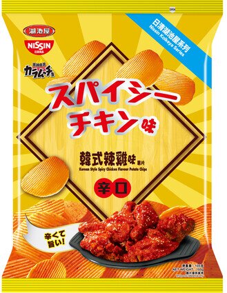 日清湖池屋 激辣魔薯 韓式辣雞味薯片 105克