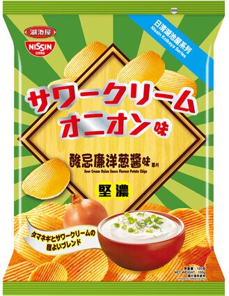 Nissin Koikeya Foods Nissin Koikeya Food Sour Cream Onion Sauce Flavour Potato Chips 105g