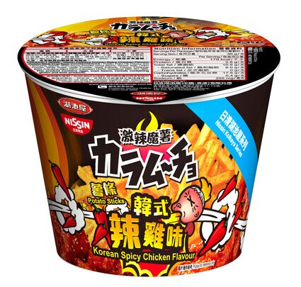 Nissin Koikeya Foods Karamucho Korean Spicy Chicken Flavour Potato Sticks (Cup) 35g