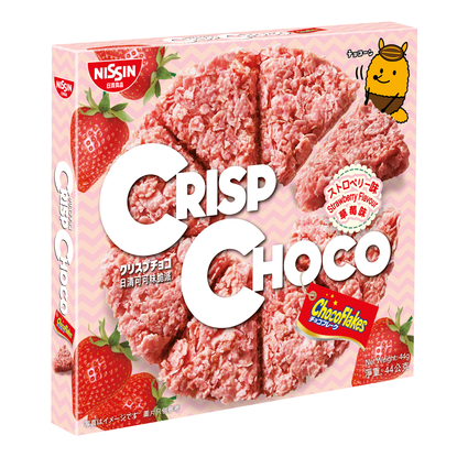 Nissin Cisco Ciscorn Crisp Choco - Strawberry Flavour