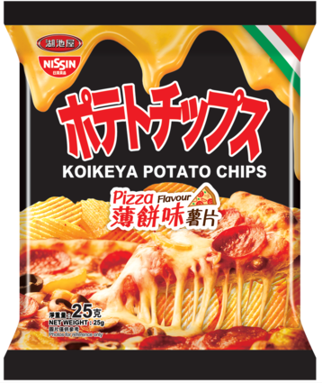 Nissin Koikeya Foods Nissin Koikeya Food Pizza Flavour Potato Chips 25g