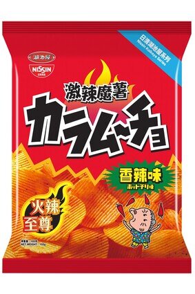 Nissin Koikeya Foods Karamucho Hot Chilli Flavour Potato Chips 105g